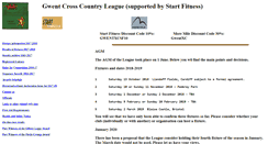 Desktop Screenshot of gwent-league.org.uk